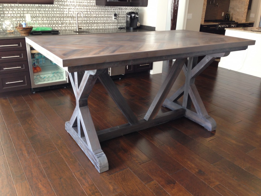 Orlando reclaimed wood dining table