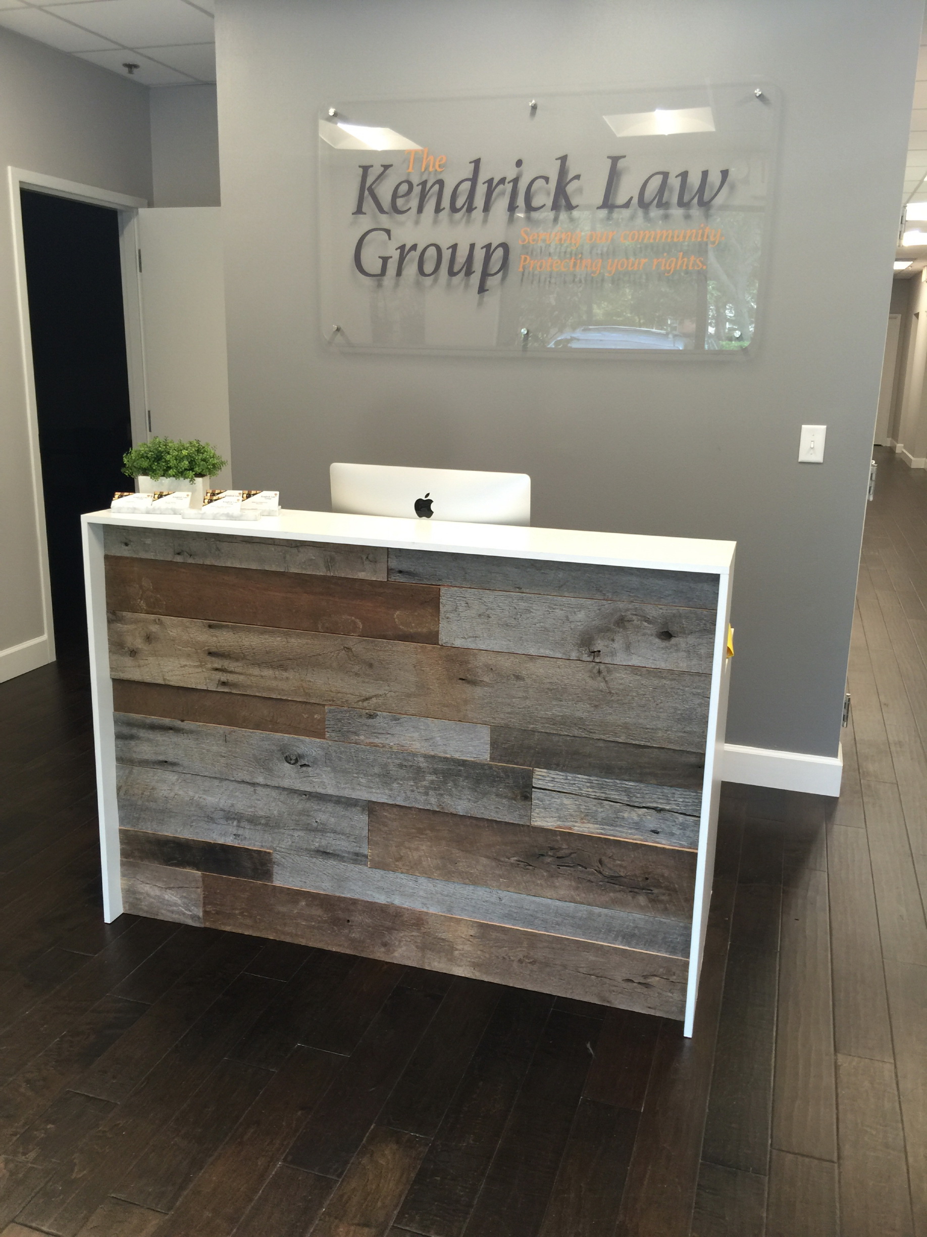 Kendrick Law Group's Reception Desk | Fama Creations