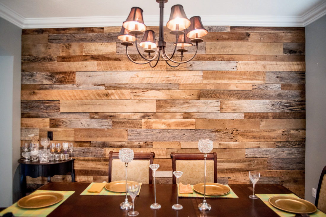 Orlando reclaimed wood walls barnwood