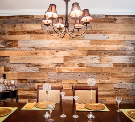 Orlando reclaimed wood walls barnwood