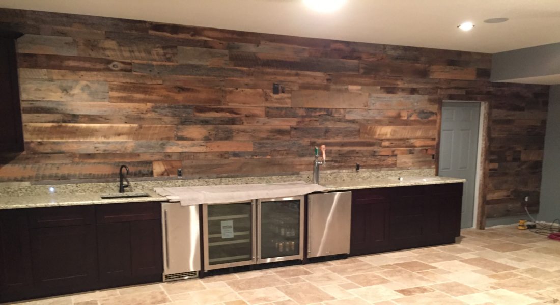 Orlando Reclaimed Wood Accent Wall Barnwood