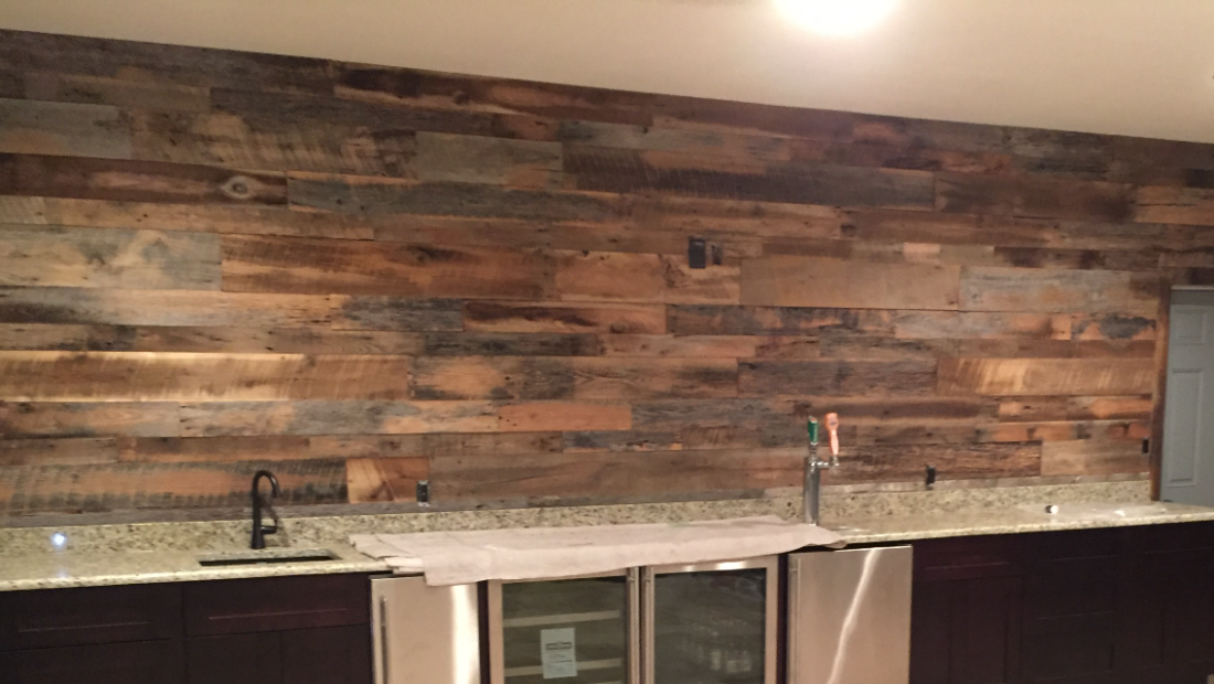 Orlando Reclaimed Wood Accent Wall Barnwood