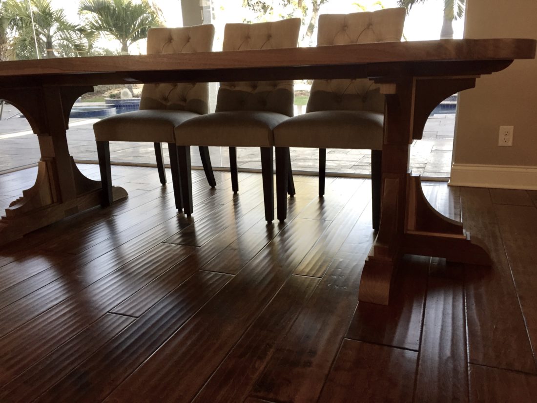 orlando custom walnut table