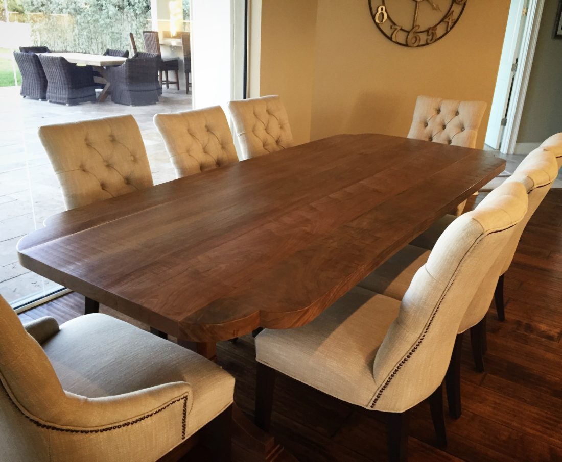 orlando custom walnut table